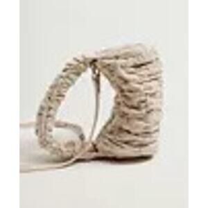 MNG Mango Bag Ruched Detail, Top handle and Crossbody, Boho, Festival, Retro